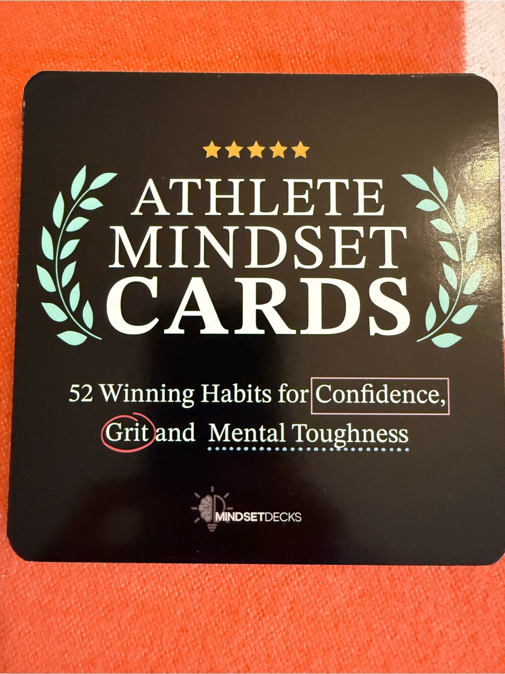 Athlete Mindset Cards Confidence & Mental Toughness Deck New